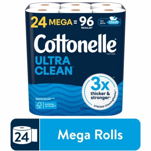 Cottonelle Ultra Clean Toilet Paper Mega Roll