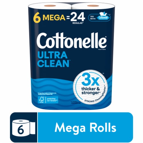 Cottonelle Ultra Clean Toilet Paper Mega Roll