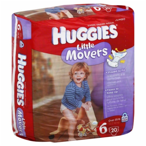 Little Movers Wetness Indicator Hypoallergenic Diapers, 80 Diapers - King  Soopers