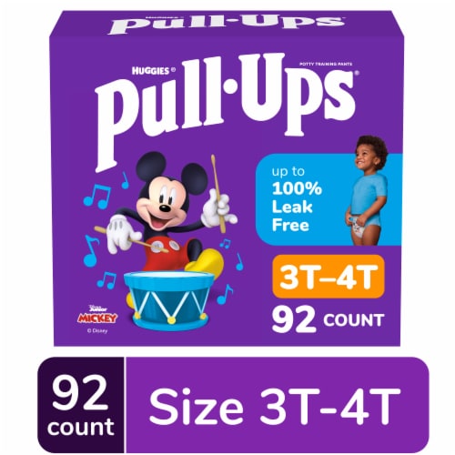 Pull-Ups Boys' Potty Training Pants 3T-4T (32-40 lbs) Perspective: front