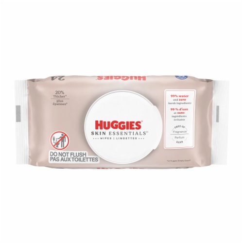 Huggies® Skin Essentials™ Baby Wipes Perspective: front