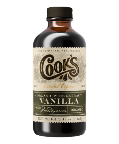Cook's Organic Pure Vanilla Extract Perspective: front