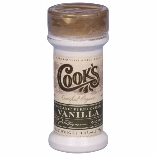 Cook's Organic Pure Vanilla Powder Perspective: front