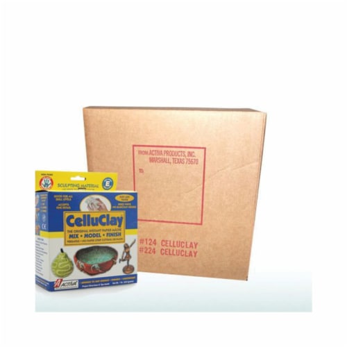 CelluClay 224 Activa 24 lbs Sculpting Paper Mache, White Perspective: front