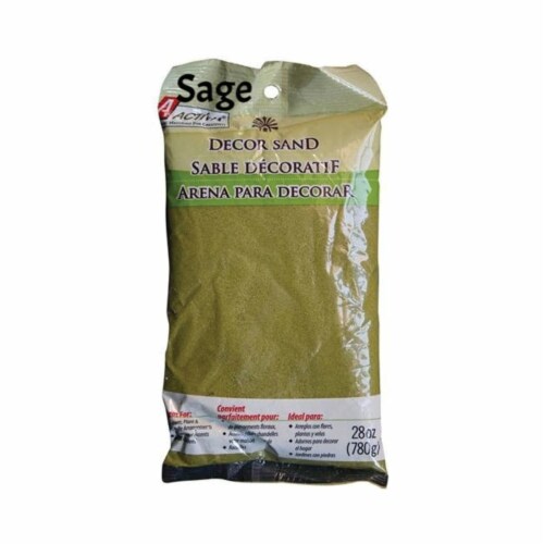 Decor Sand 4287 Activa 28 oz Bag of Decorative Sand, Sage Perspective: front