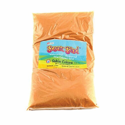 Scenic Sand 4561 Activa 5 lbs Bag of Colored Sand, Harvest Perspective: front