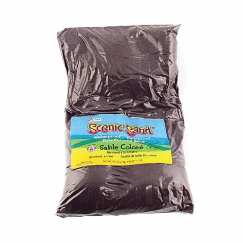 Scenic Sand 4563 Activa 5 lbs Bag of Colored Sand, Purple Perspective: front