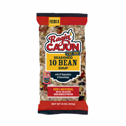 Ragin' Cajun™ Fixin's Cajun Style Ten Bean Soup Perspective: front
