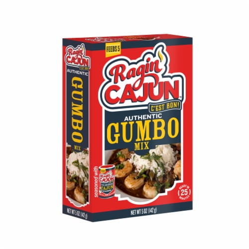 Ragin Cajun™ Authentic Gumbo Mix Perspective: front