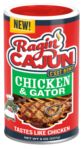 Ragin' Cajun™ Chicken & Gator Seasoning Perspective: front