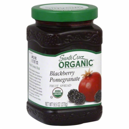 Santa Cruz Organic® Blackberry Pomegranate Fruit Spread Perspective: front
