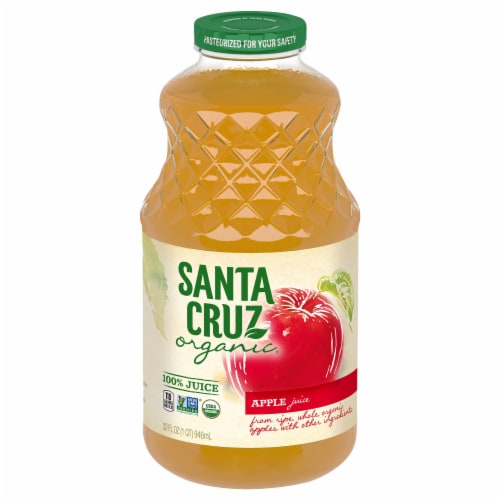 Santa Cruz Organic Apple Juice Perspective: front
