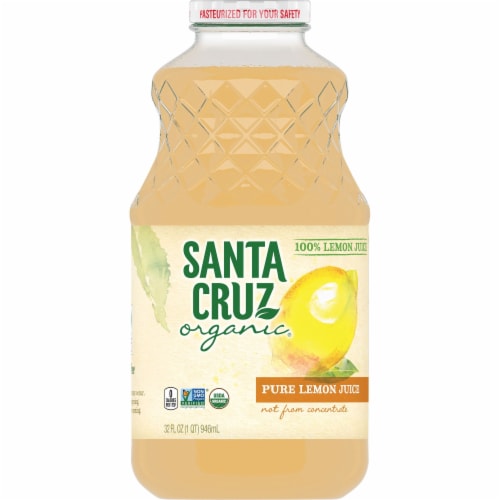 Santa Cruz Organic Lemon Juice, 32 fl oz - City Market