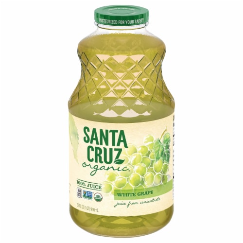 Santa Cruz Organic White Grape Juice Perspective: front