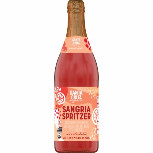 Santa Cruz Organic Sangria Spritzer Sparkling Juice Perspective: front