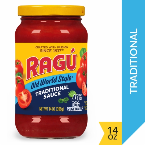 Ragu Old World Style Traditional Pasta Sauce Perspective: front