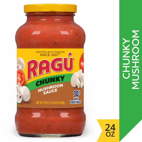 Ragu® Super Chunky Mushroom Pasta Sauce Perspective: front