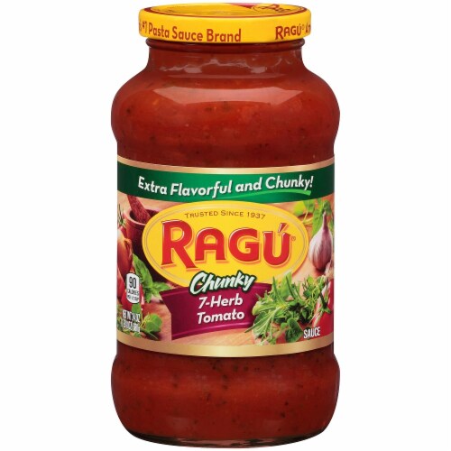 Ragu Robusto 7-Herb Tomato Pasta Sauce Perspective: front