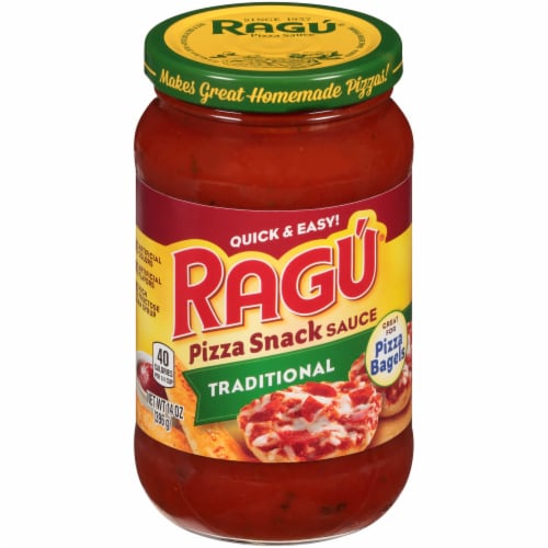 Ragu Pizza Quick Traditional Sauce Perspective: front