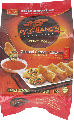 P.F. Chang's Chicken Spring Rolls Perspective: front
