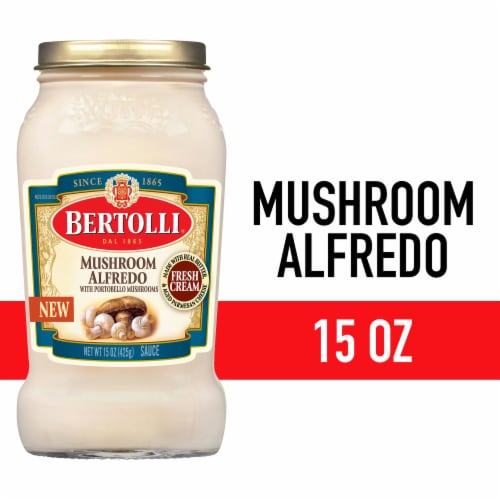 Bertolli® Mushroom Alfredo with Portobello Mushrooms Sauce Perspective: front