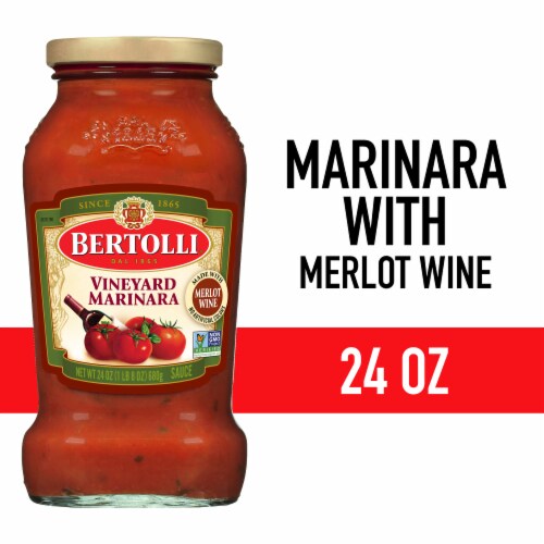 Bertolli® Vineyard Marinara & Burgundy Wine Pasta Sauce Perspective: front