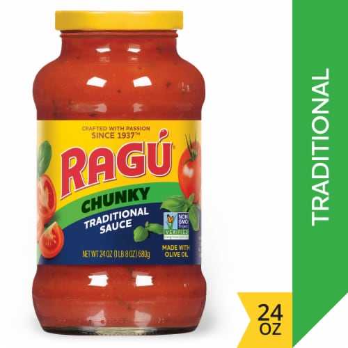 Ragu® Chunky Traditional Pasta Sauce Perspective: front