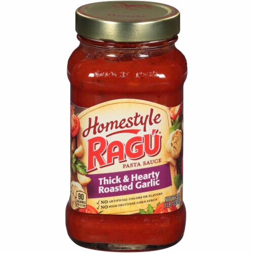 Ragu® Homestyle Roasted Garlic Pasta Sauce Perspective: front