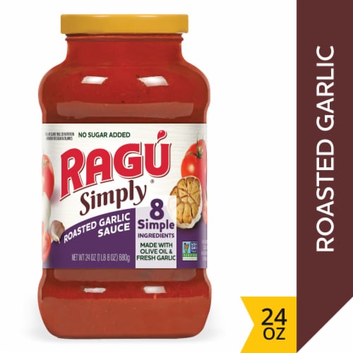 Ragu Simply Roasted Garlic Pasta Sauce Perspective: front
