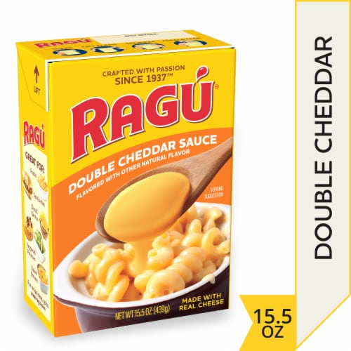 Ragu Double Cheddar Sauce Perspective: front