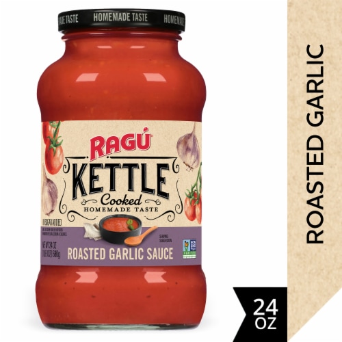 Ragu Kettle Cooked Roasted Garlic Pasta Sauce