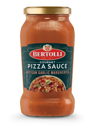 Bertolli® Artisan Garlic Margherita Pizza Sauce Perspective: front