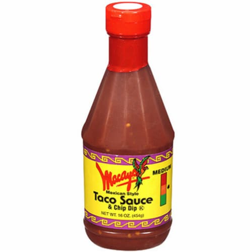 Macayo Medium Mexican Style Taco Sauce Perspective: front