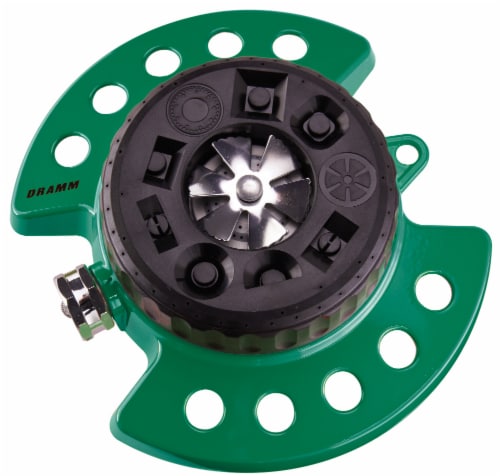 Dramm ColorStorm™ Turret Sprinkler - Green Perspective: front