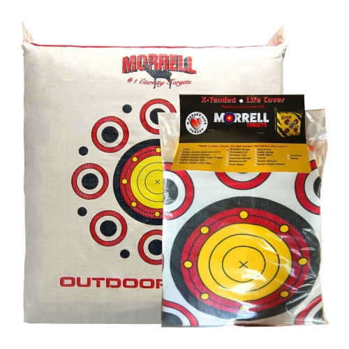 Morrell Outdoor Weatherproof Range Archery Target Replacement Field Point Cover Perspective: front