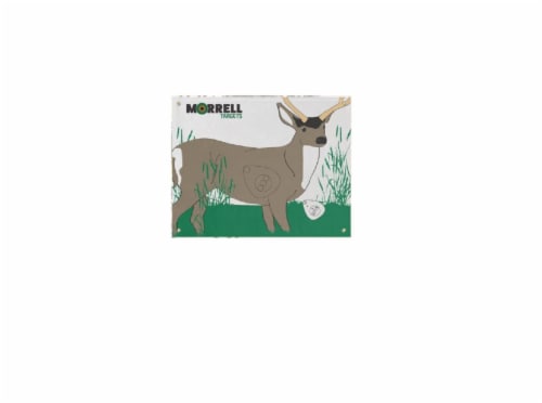 New Morrell Targets Polypropylene Archery Target Face, Mule Deer Perspective: front