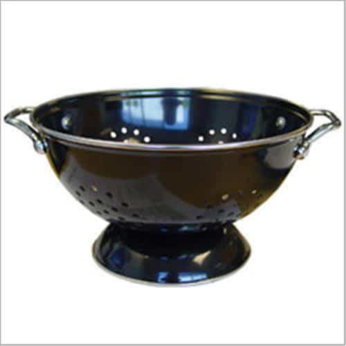Reston Lloud 80100 Calypso Basics 3qt Colander  Black Perspective: front