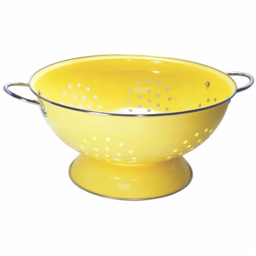 Reston Lloud 89201 Calypso Basics 7 qt Colander  Lemon Perspective: front