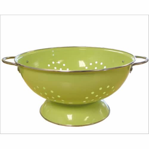 Reston Lloyd 89901 Calypso Basics 7qt Colander Lime Perspective: front