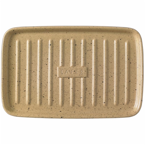 Romertopf 99037 Lafer BBQ- Rectangular Dish with Grilling Ridges Perspective: front
