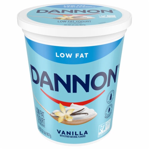 Dannon Vanilla Low Fat Yogurt Tub