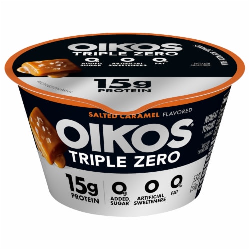 Oikos® Triple Zero Salted Caramel Blended Greek Yogurt