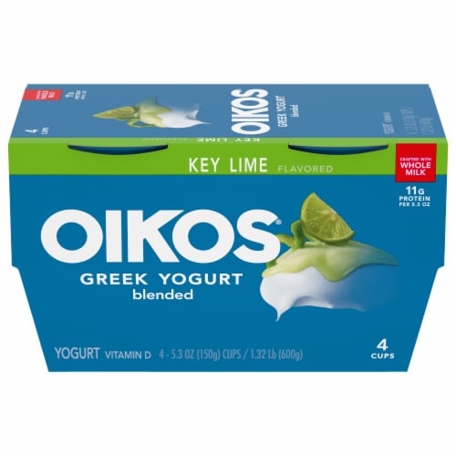 Oikos® Key Lime Blended Greek Yogurt Perspective: front