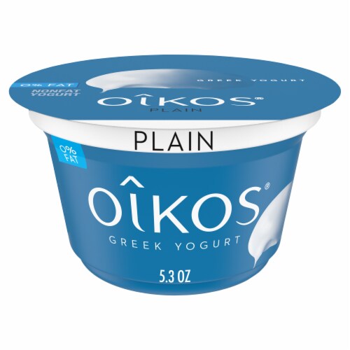 Oikos® Fat Free Plain Greek Yogurt, 5.3 oz - Kroger