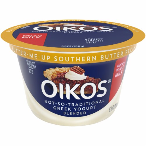 Oikos Southern Butter Pecan Greek Yogurt Perspective: front