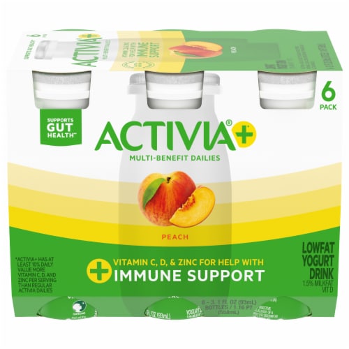 Activia® Plus Peach Yogurt Drink