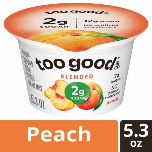 Two Good™ Lowfat Peach Greek Yogurt Cup Perspective: front