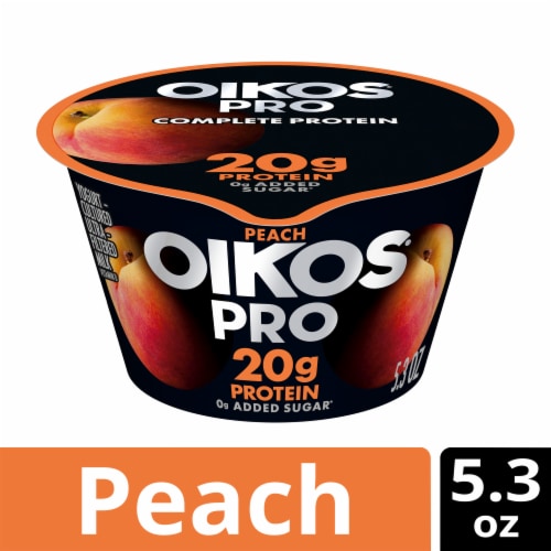 Oikos® Pro Peach Greek Yogurt Cup