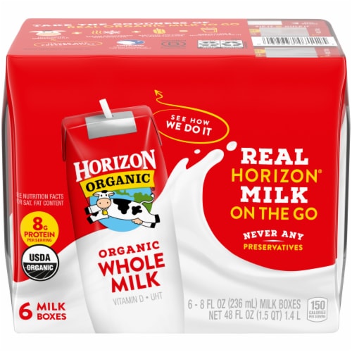 Horizon Organic Whole Milk Perspective: front