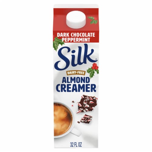 Silk Dark Chocolate Peppermint Dairy-Free Almond Creamer, 32 fl oz ...